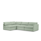 Lucie Grande Corner Sofa Pistachio