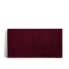 Sänggavel Bella Ruby Red i rosa sammet från Melimeli