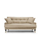Blanca 2-Sitssoffa Khaki är en Howard-soffa i beige linne