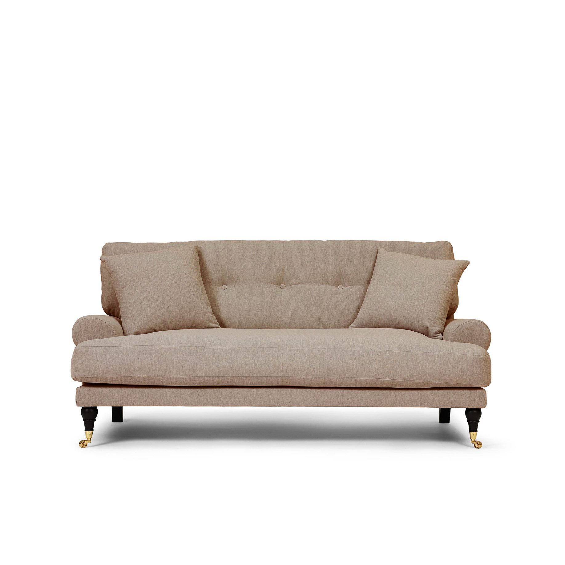Beige brun howardsoffa från Melimeli