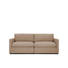 Lucie 2-sitssoffa i brun beige chenille från Melimeli