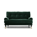 Blanca Love Seat Emerald Green