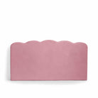 Johanna Sänggavel Dusty Pink är en stoppad sänggavel från Melimeli