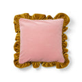 Pillowcase Ruffle Dusty Pink/Amber 50x50 cm