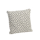 Kuddfodral Prickigt 50x50 cm. Beige kuddfodral i linne med svarta prickar från Melimeli