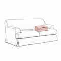 Cover Frances 2-Seat Sofa Blush