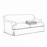 Cover Frances 2-Seat Sofa Stripe Blue