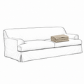 Trekk Frances 3-Seters Sofa Khaki