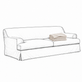 Trekk Frances 3-Seters Sofa Off White