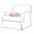 Trekk Frances Lenestol Blush