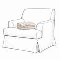 Cover Frances Armchair Off White
