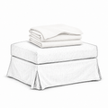 Klädsel Frances Sittpuff True White