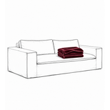 Trekk Luca Grande 2-Seters Sofa Ruby Red