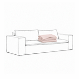 Cover Luca Original 2-Seat Sofa Blush