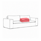 Trekk Luca Original 2-Seters Sofa Coral