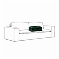 Cover Luca Original 2-Seat Sofa Emerald Green