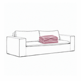 Cover Luca Original 2-Seat Sofa Dusty Pink