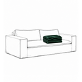 Trekk Luca Grande 2-Seters Sofa Emerald Green