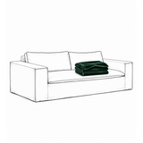 Trekk Luca Grande 2-Seters Sofa Emerald Green