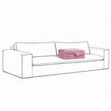 Cover Luca Grande 3-Seat Sofa Dusty Pink