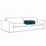 Cover Luca Grande 3-Seat Sofa Petrol