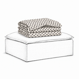 Cover Luca Footstool Dotted Black