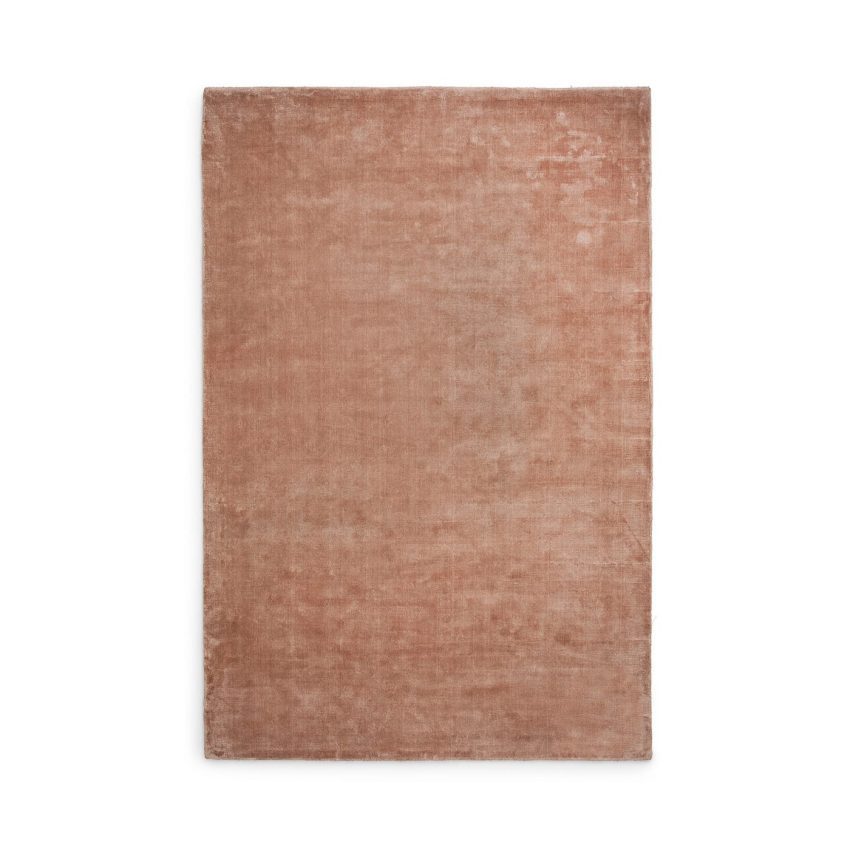 Nico Matta Dusty Pink 200x300 cm. Rosa viskosmatta från Melimeli